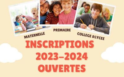 Inscriptions After School 2023 – 2024