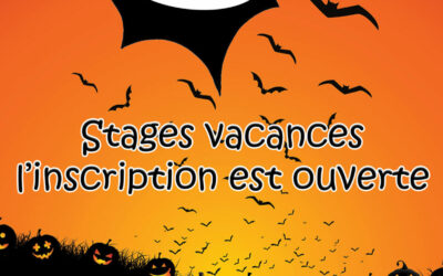 Inscriptions stage Halloween 2020