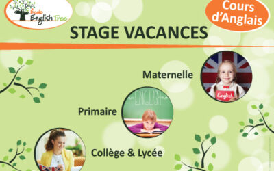 Stage vacances anglais été 2020