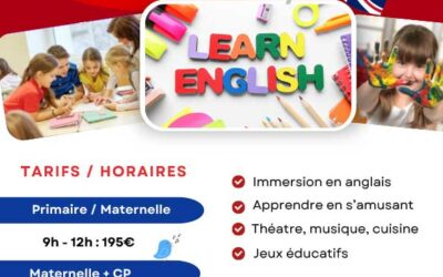 Stage vacances avril-2024 Maternelle/Primaire